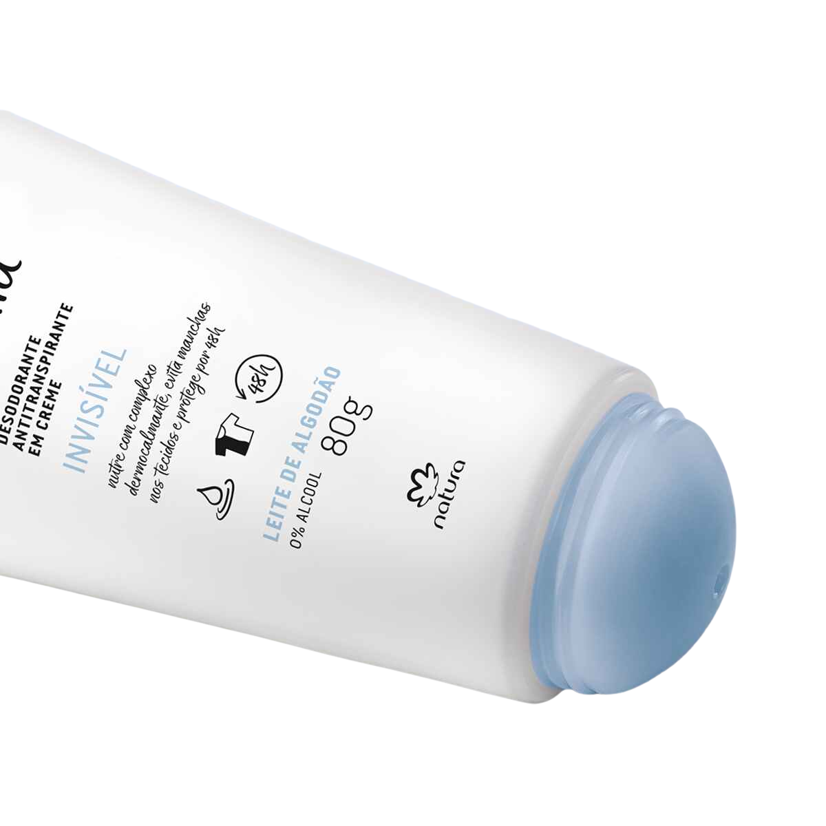 Desodorante Antitrasnspirante en Crema - Leche de Algodón Tododia Natura 80g