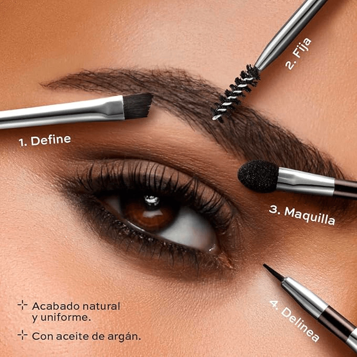 Set Estuche Perfeccionador Para Cejas Y Ojos L'bel 4.4g