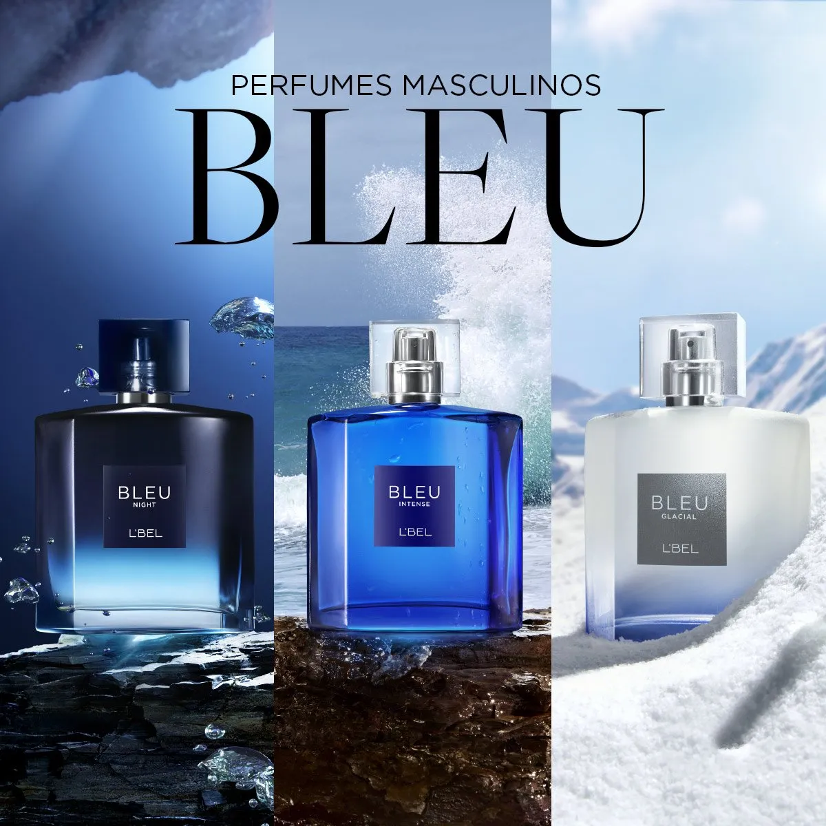 Perfume Bleu Glacial L'Bel 100ml
