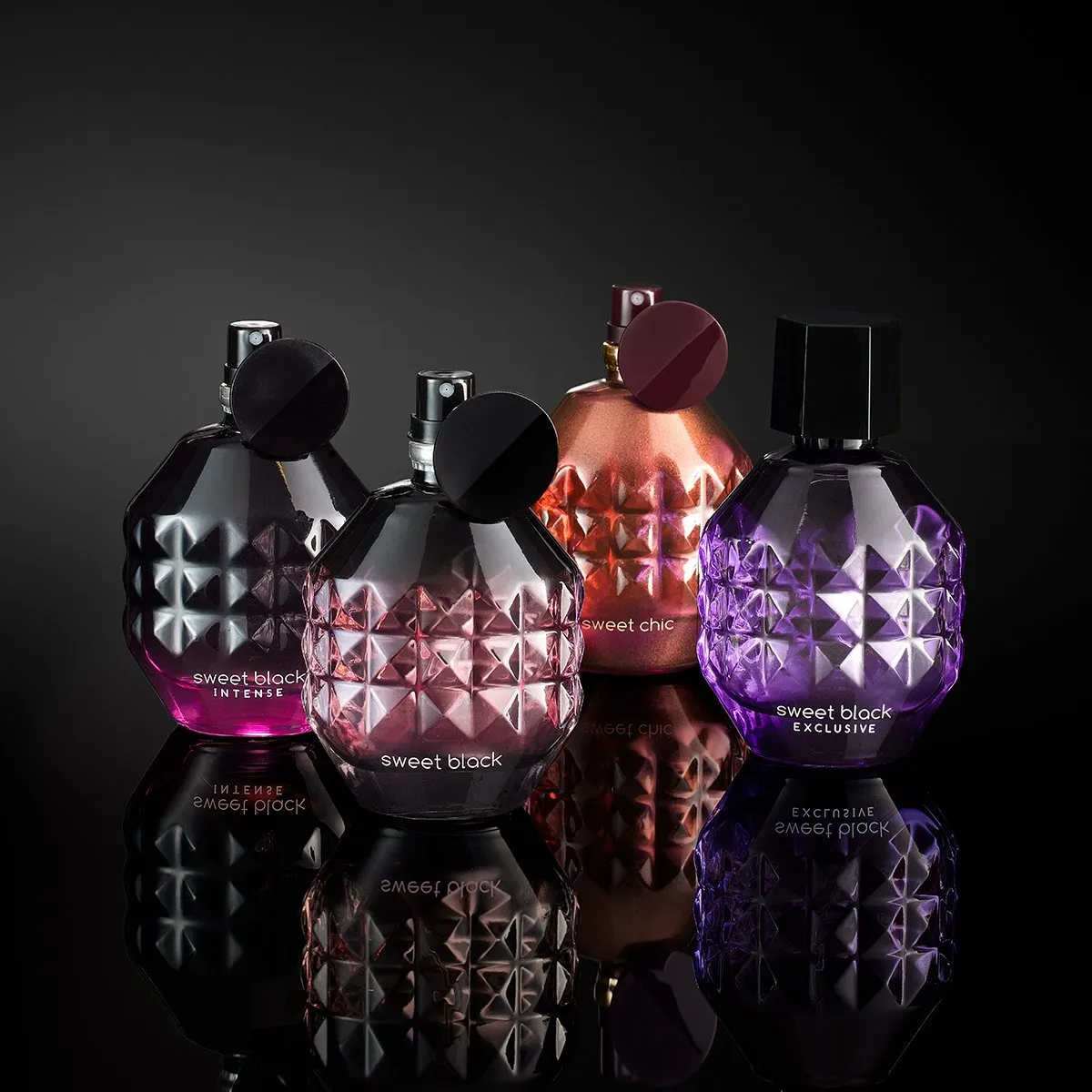 Perfume Sweet Black Exclusive EAU de Parfum Colonia para Dama Cyzone 50ml