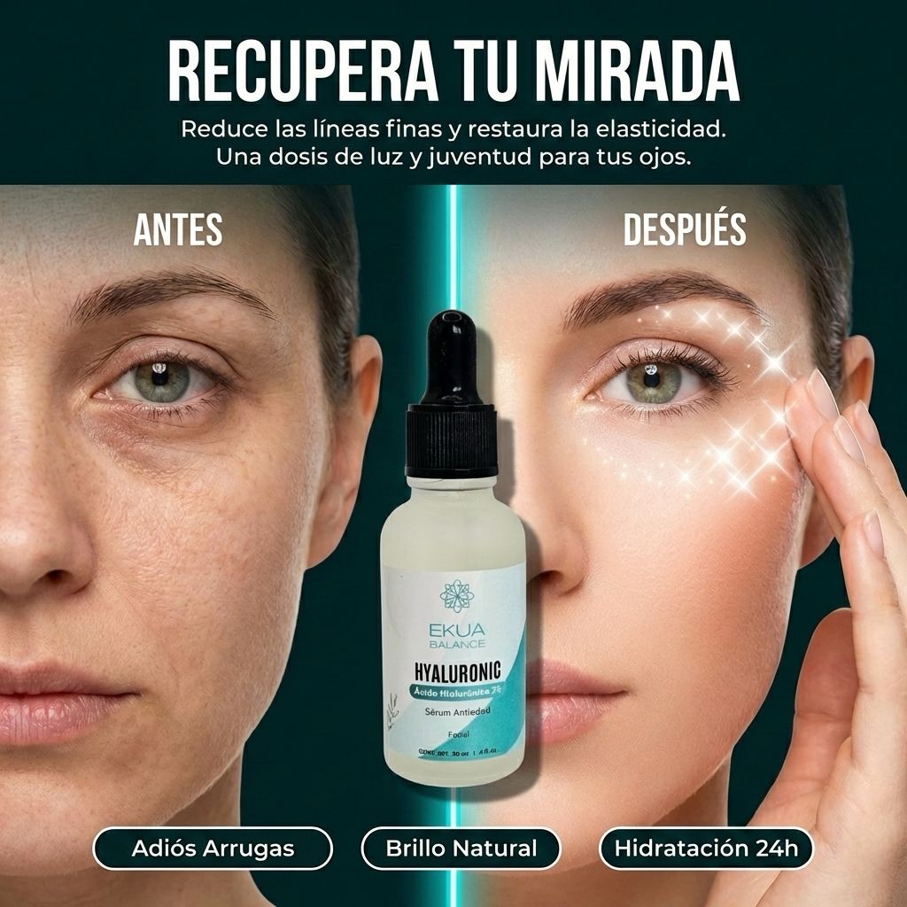 Ácido Hialurónico 2% Ekua Hyaluronic 30 Ml Revitalizante
