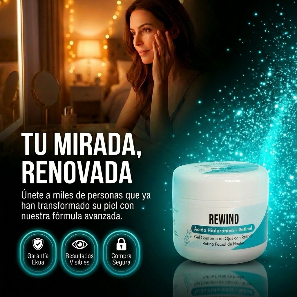 Contorno De Ojos Retinol Ekua Rewind Noche Antiarrugas 30g