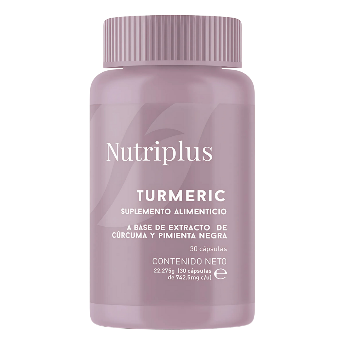 Suplemento en Cápsulas Turmeric Nutriplus Refuerza tu Salud 30pz