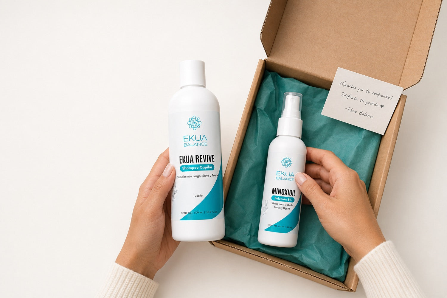 Pedido Ekua Balance con nota