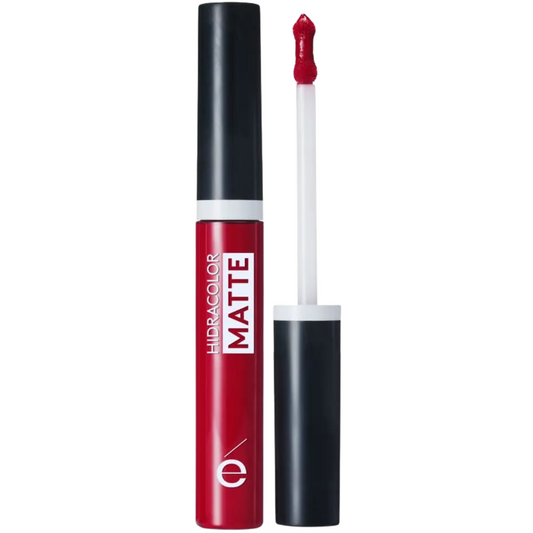 Labial Líquido Hidracolor Matte - Rojo Vibrante Ésika 6ml
