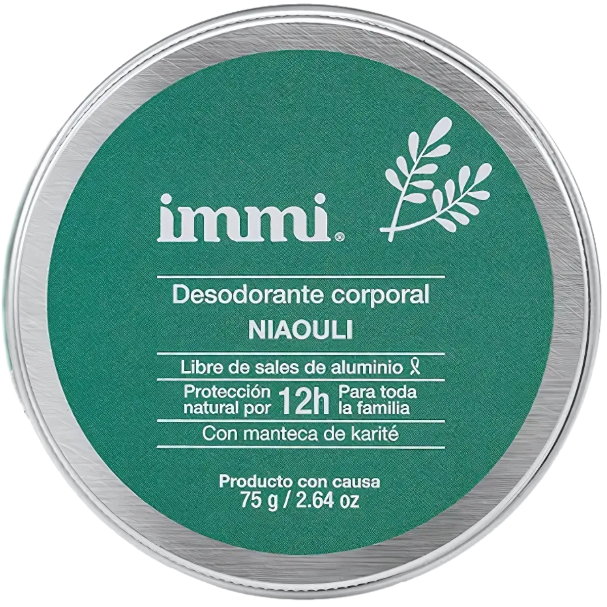 Desodorante Natural para Axilas Niaouli Immi 75 g