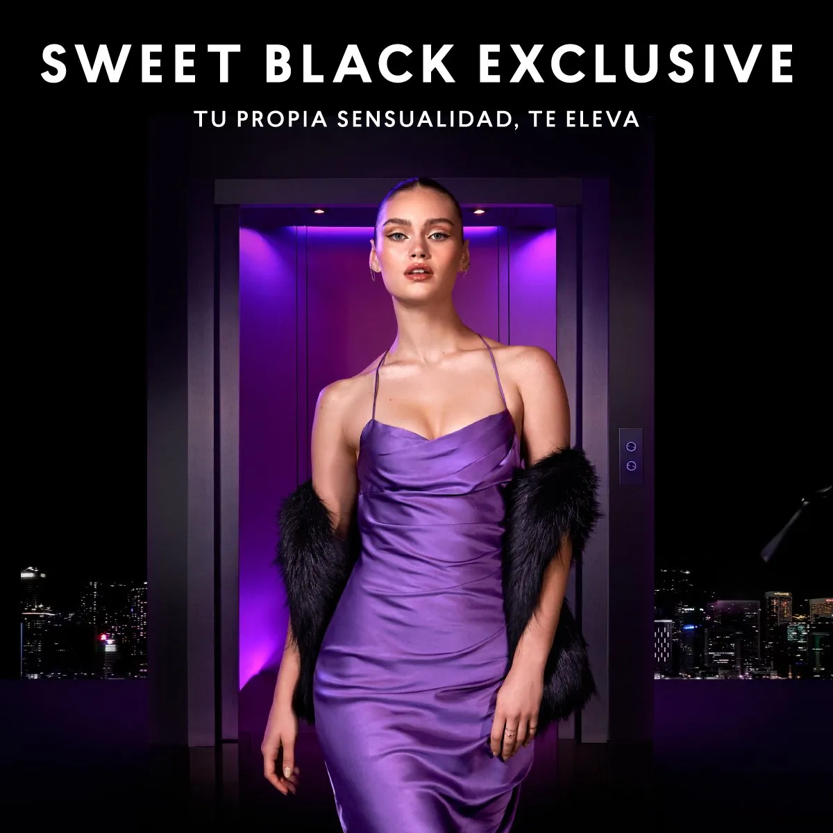 Perfume Sweet Black Exclusive EAU de Parfum Colonia para Dama Cyzone 50ml