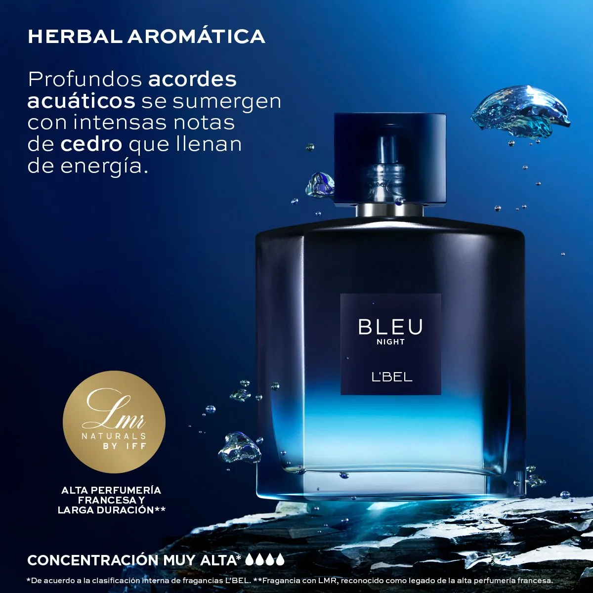 Perfume Para Caballero Bleu Night L'bel 100ml
