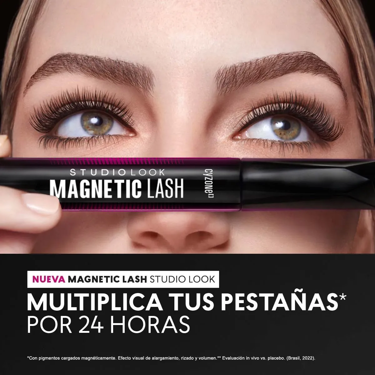 Máscara de Pestañas Magnetic Lash Studio Look Cyzone 8g