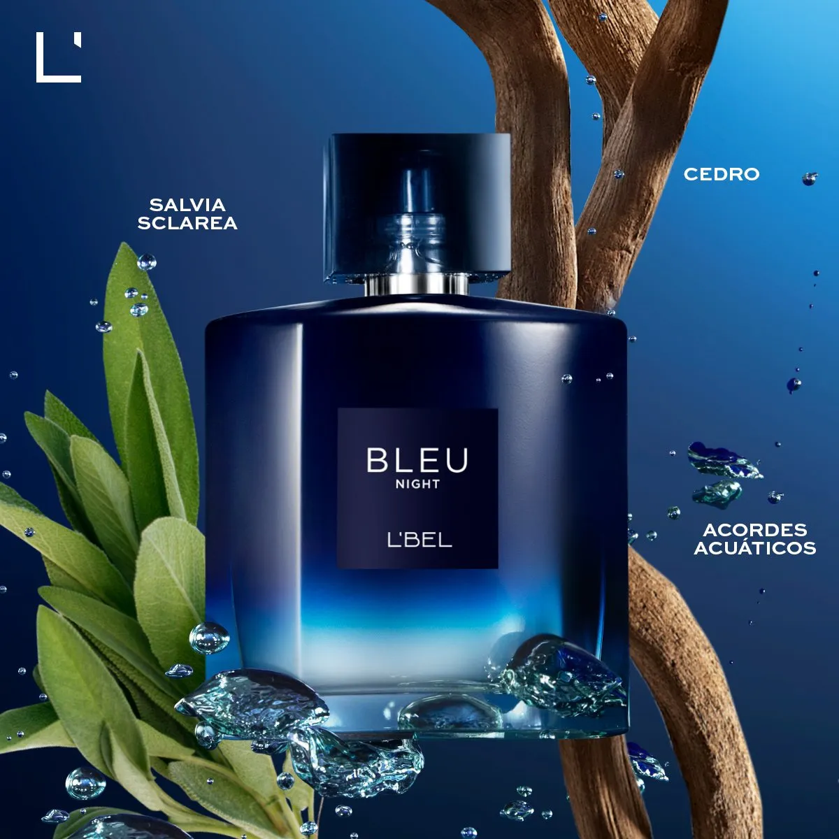 Perfume Para Caballero Bleu Night L'bel 100ml