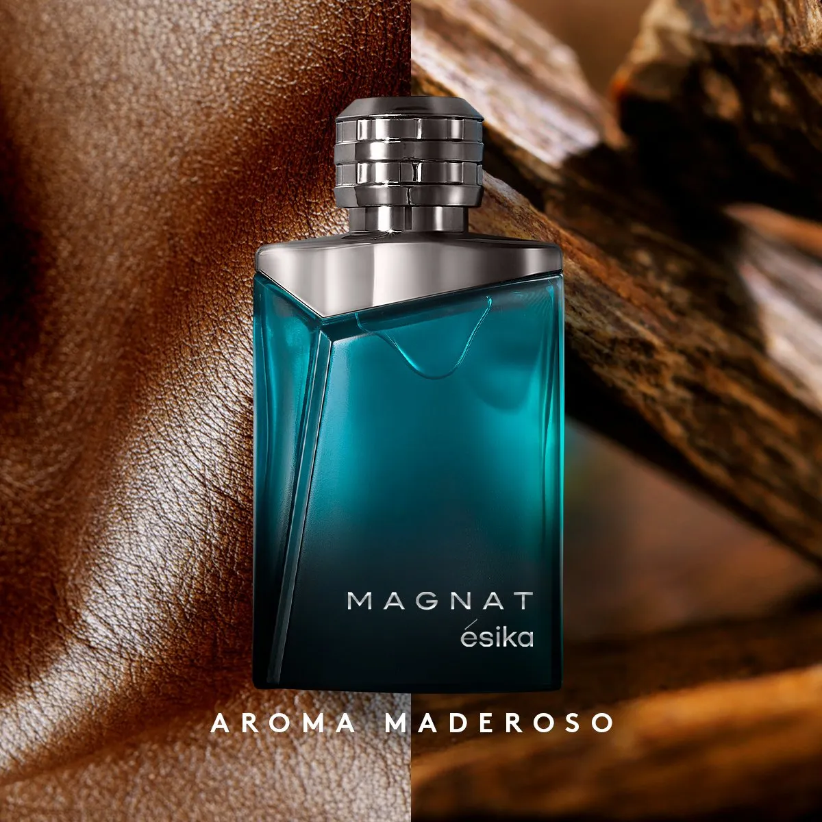 Perfume MAGNAT Ésika Hombre 90 ml Cuero y Ciprés