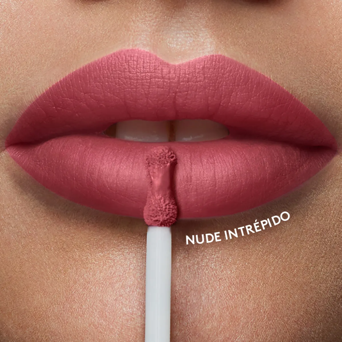 Labial Líquido Hidracolor Matte - Nude Intrépido Ésika 6ml