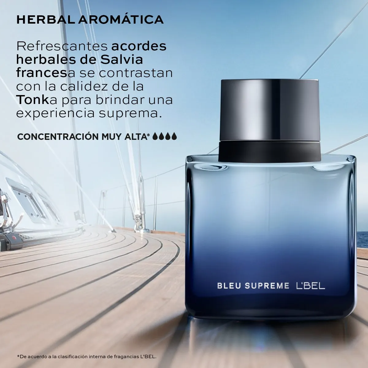 Bleu Supreme Perfume para Hombre L'Bel 90 ml