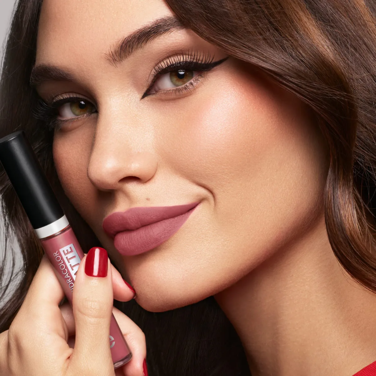 Labial Líquido Hidracolor Matte - Almendra Rosé Ésika 6ml