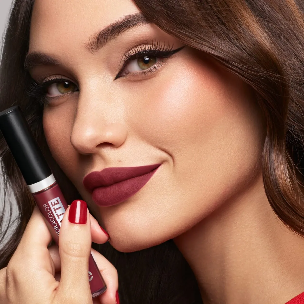 Labial Líquido Hidracolor Matte - Nude Latte Ésika 6ml
