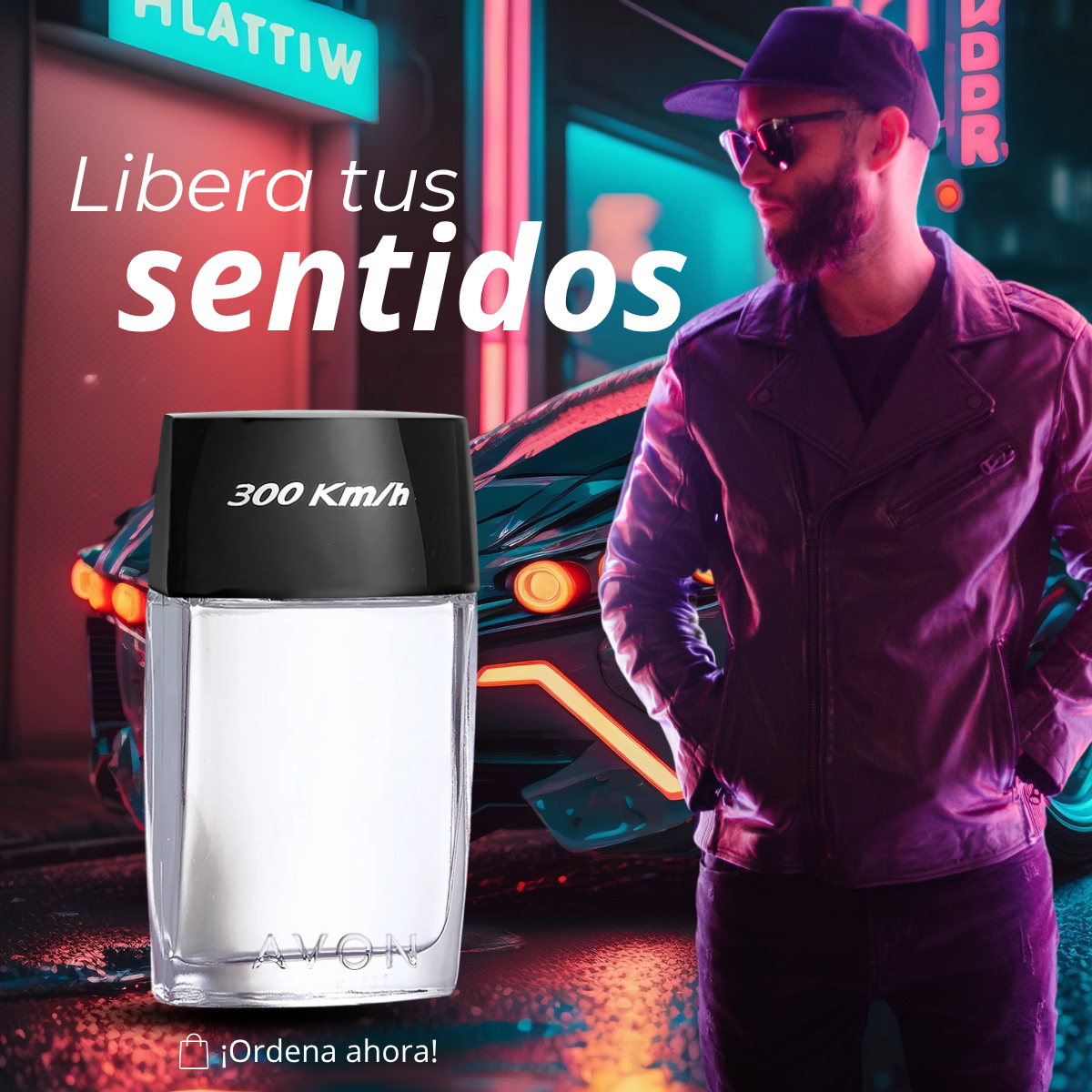 300 KM/H Colonia para Hombre Avon 75ml