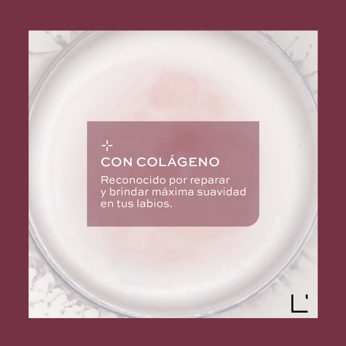 Labial Forever Barra Color Vino L'Bel 2g