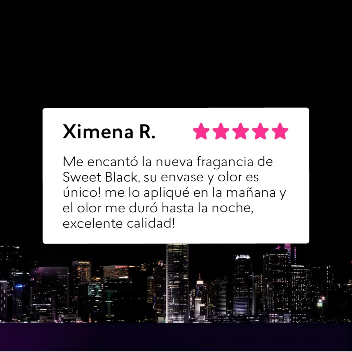 Perfume Sweet Black Exclusive EAU de Parfum Colonia para Dama Cyzone 50ml