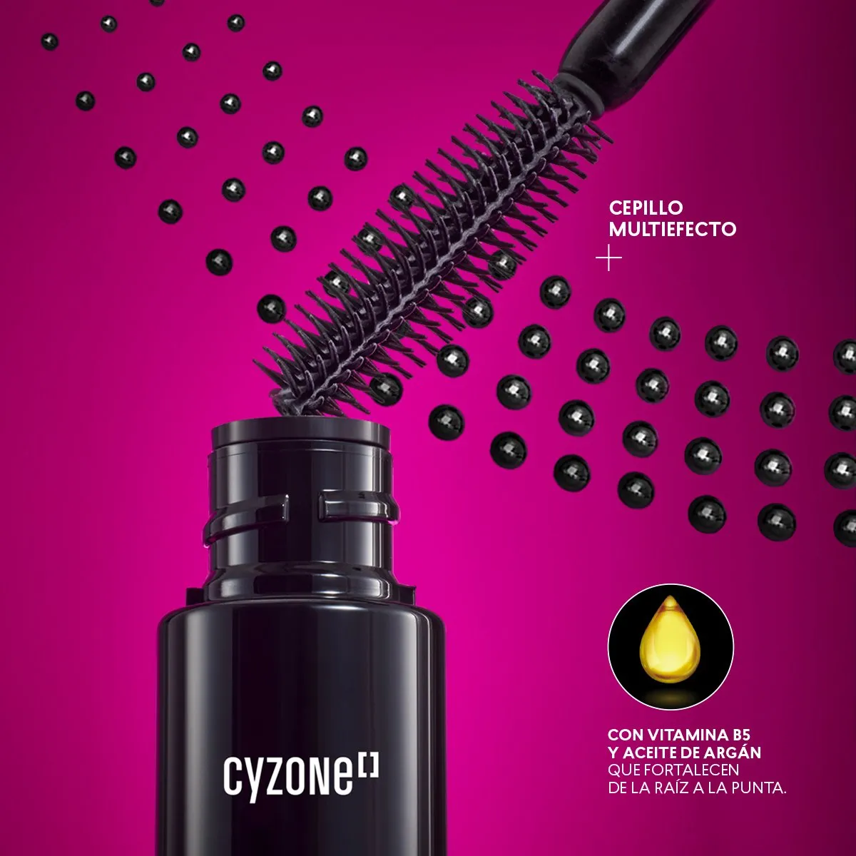 Máscara de Pestañas Magnetic Lash Studio Look Cyzone 8g