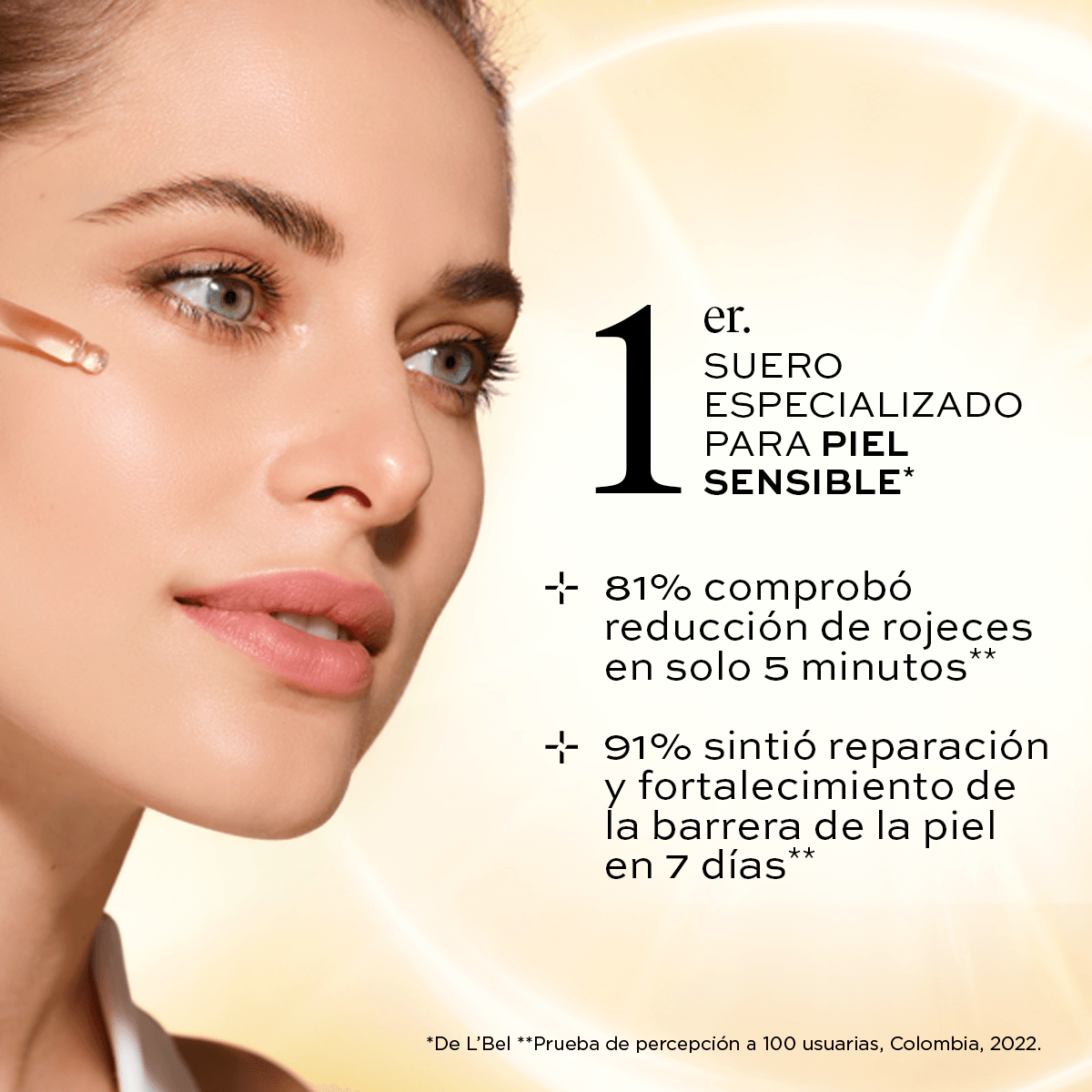 Suero Facial Piel Sensible Concentré 21% - Hidrata Y Repara Día/noche