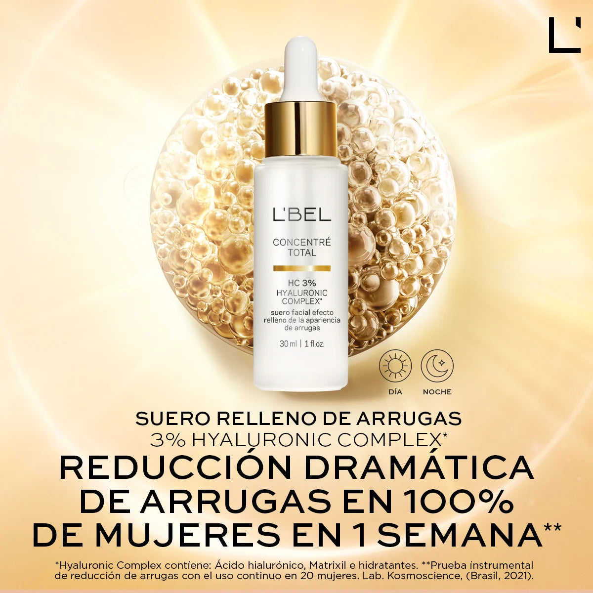 Suero Facial Piel Sensible Concentré 21% - Hidrata Y Repara Día/noche