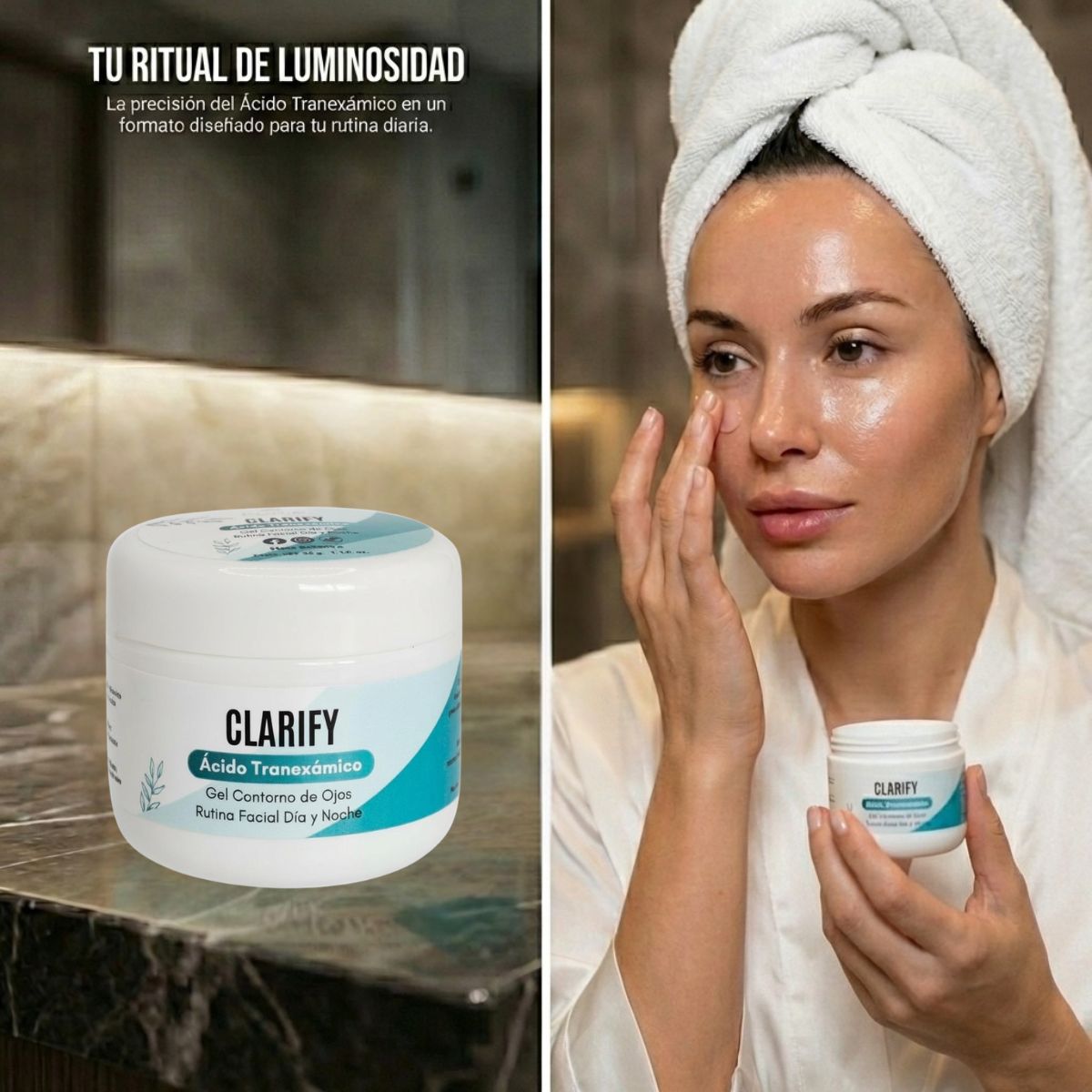 Gel Contorno De Ojos Reduce Ojeras Con Ácido Tranexámico 30g
