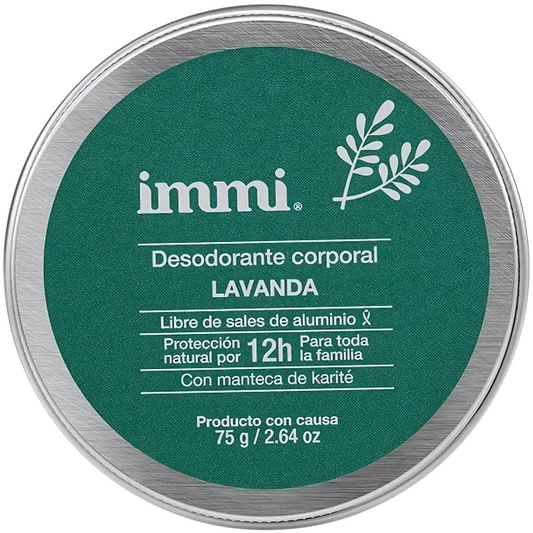Desodorante Natural para Axilas Lavanda Immi 75 g