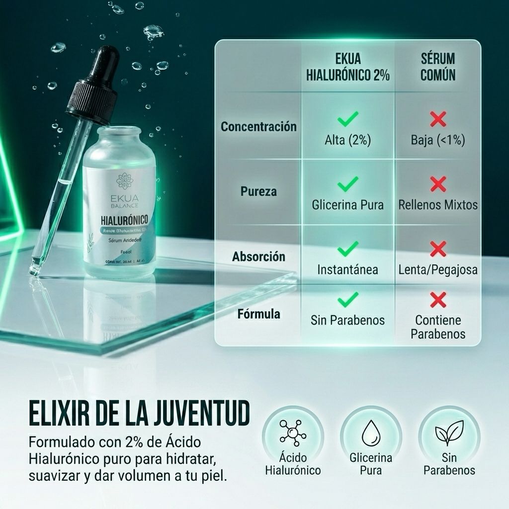 Ácido Hialurónico 2% Ekua Hyaluronic 30 Ml Revitalizante