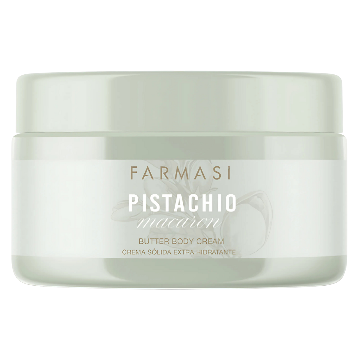 Crema Sólida Extra Hidratante Pistachio Macaron Farmasi 250ml