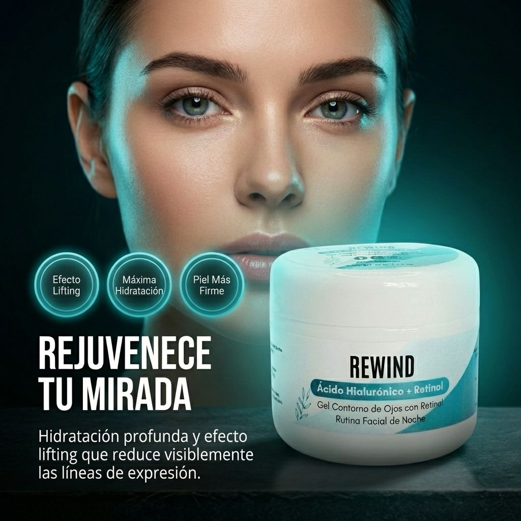 Contorno De Ojos Retinol Ekua Rewind Noche Antiarrugas 30g