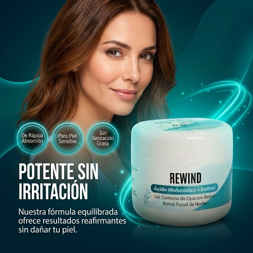 Contorno De Ojos Retinol Ekua Rewind Noche Antiarrugas 30g