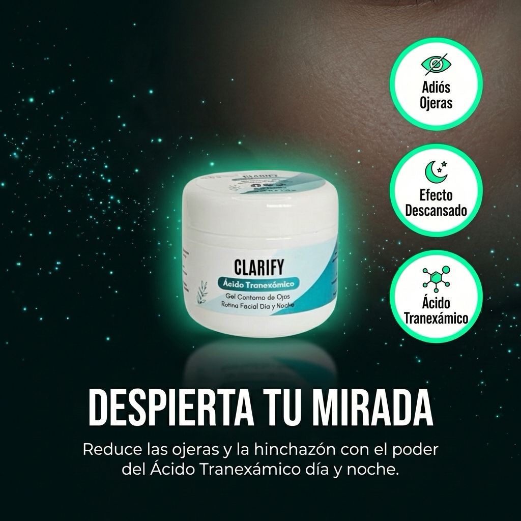 Gel Contorno De Ojos Reduce Ojeras Con Ácido Tranexámico 30g