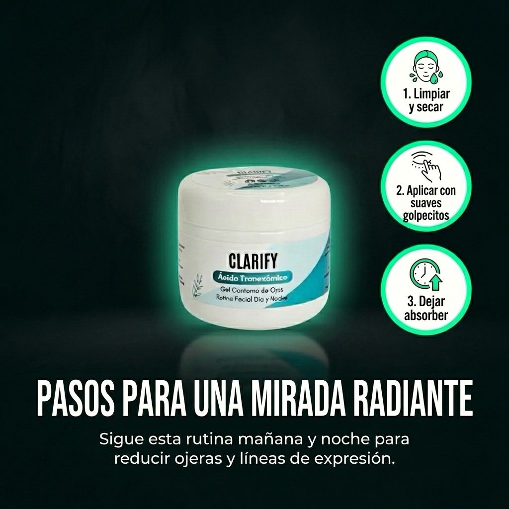 Gel Contorno De Ojos Reduce Ojeras Con Ácido Tranexámico 30g