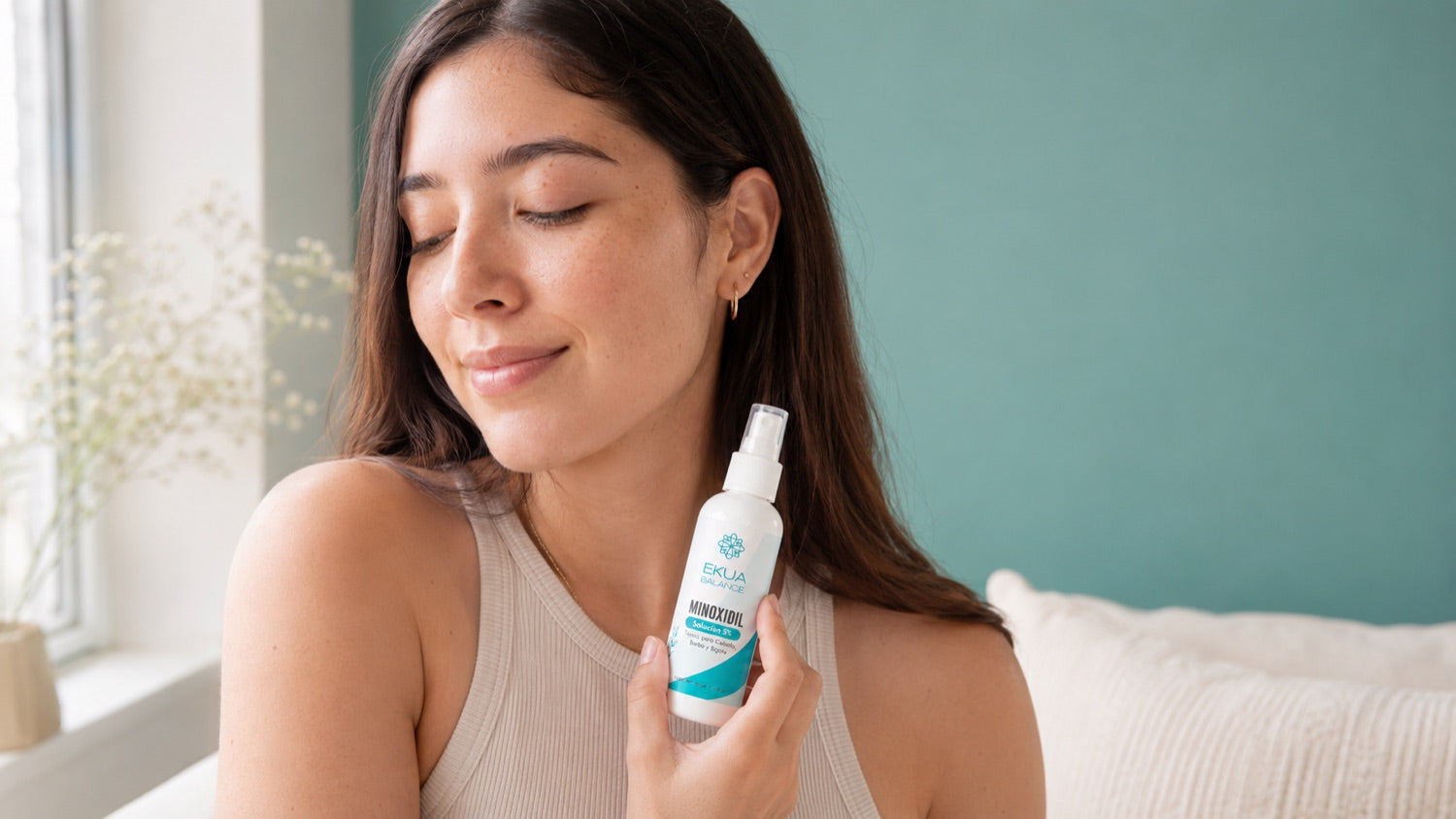 Clienta Ekua Balance con producto